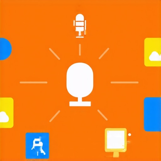 Diagram showing AI, voice search, and analytics integration in local SEO