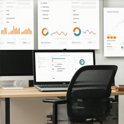 A modern dashboard displaying local SEO metrics, reviews, and ranking analytics for map pack management