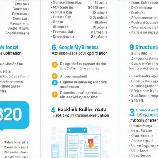 Infographic illustrating key steps to optimize Google Maps listings and local SEO for 2026.