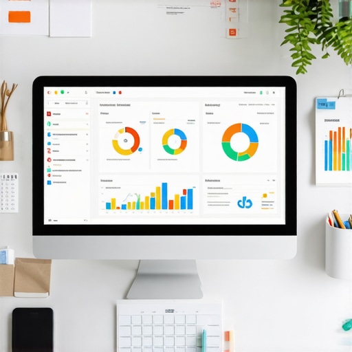 A workspace with SEO tools and analytics on the computer screen, representing the importance of ongoing local SEO maintenance.