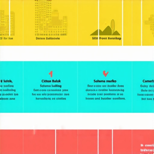 Infographic showing step-by-step process for optimizing local search rankings with Google Maps frameworks.