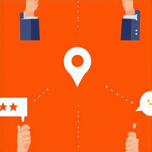 Diagram showing various strategies to enhance Google Map Pack visibility including keywords, reviews, schema markup, backlinks, and user engagement.