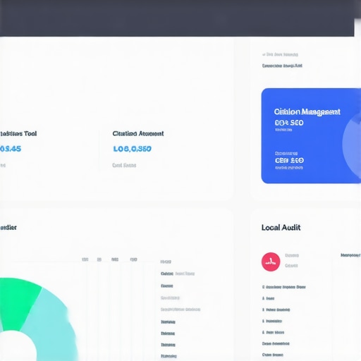 Screenshot of BrightLocal showing citation health and local audit metrics for SEO management